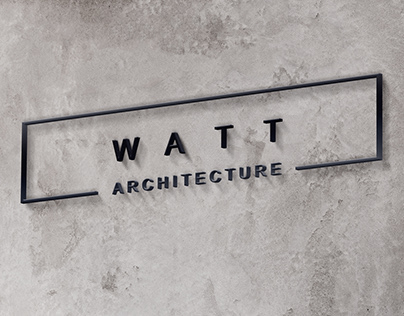 Watt Architecture Logo Design