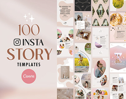 Instagram Template Canva Story Shine - Animated Pack