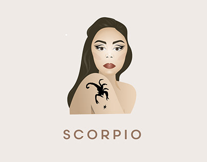 SCORPIO / zodiac illustration