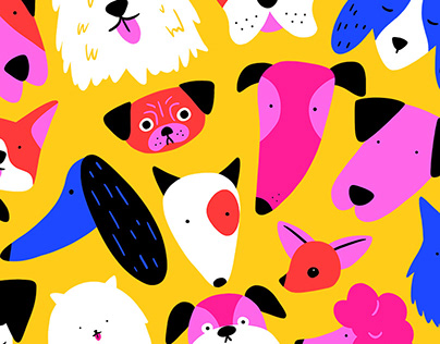 Dog illustration by Yeti