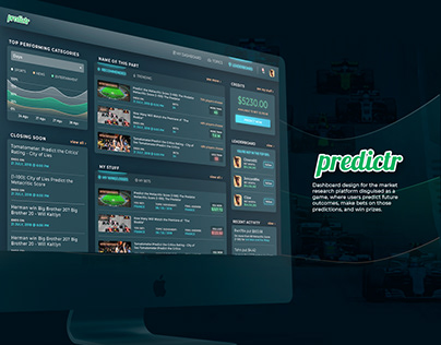 Dashboard for the prediction platform