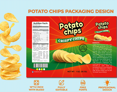 Potato Chips Packaging Design