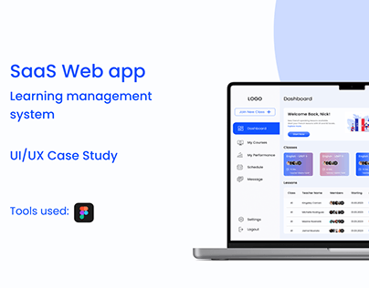 SaaS Web app - Learning management system