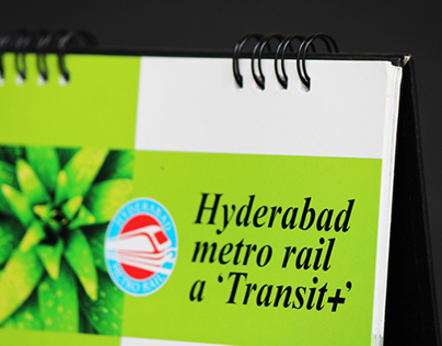 HYDERABAD metro rail desk calendar
