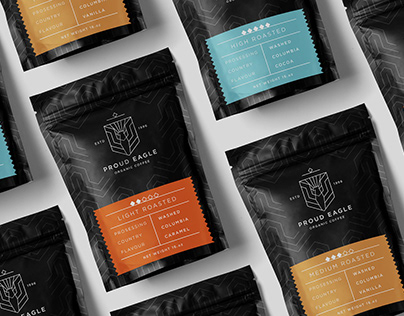 Brand Identity for Proud Eagle Coffee