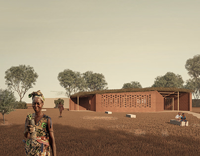 Women's House in Africa, Baghere, Senegal, 2021.