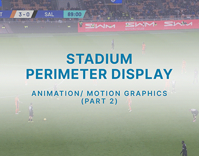 Football Stadium Perimeter Display Advertising