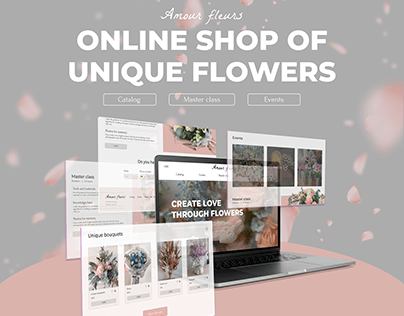 E-commerce / Flower Shop website UI/UX