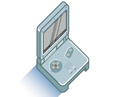 Game Boy SP illustration