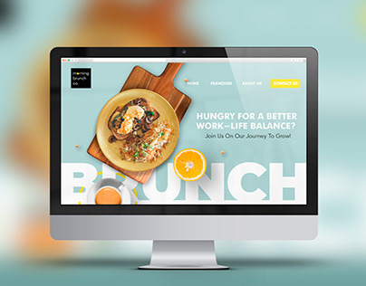 Morning Brunch | Landing Page Design | Web Design
