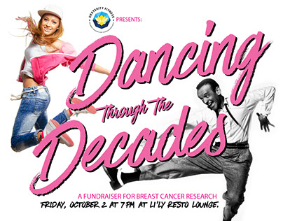 Dancing Through the Decades - Logo and Collateral