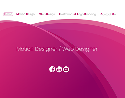 Design of my new Website - Work in Progress