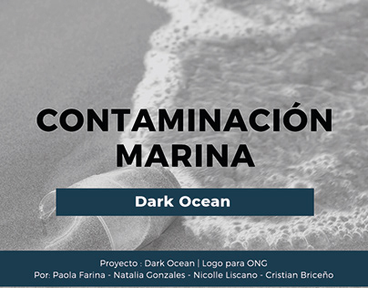 Propuesta Logo "ONG" Ambiental Dark Ocean