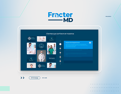Fracter MD | Re-diseño UX UI