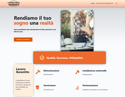 Project thumbnail - Sito web - Azienda Edile