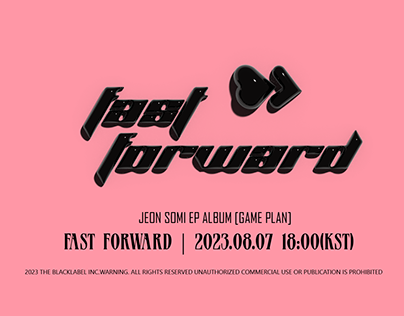 Fast forward - jeon somi EP album poster