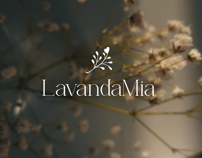 Логотип и фирменный стиль LavandaMia