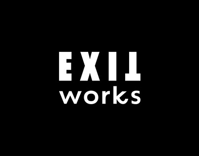 EXIT WORKS Visual Identity