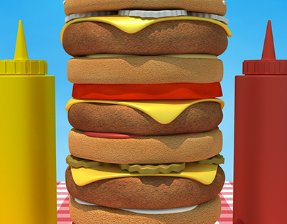 Quadruple Cheeseburger