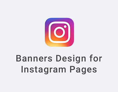 Creative Banners Design for Instagram Pages