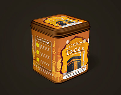 Dhakira Dates Packaging Design