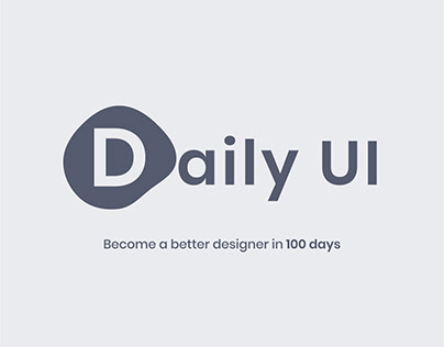 Daily UI | 100 Days Challenge