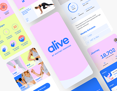 Project thumbnail - Alive by Whitney Simmons - Mobile App