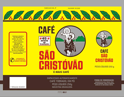 Embalagem de Café São Cristóvão
