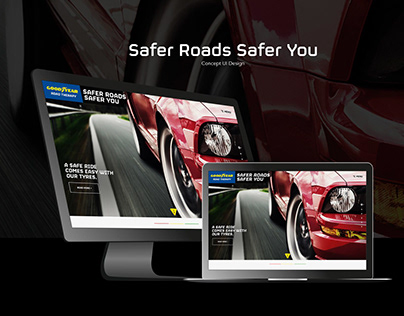 Safer Roads Safer You. Concept UI