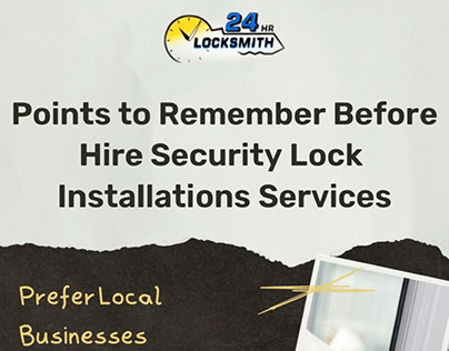 Hire Professionals For Security Lock Installations