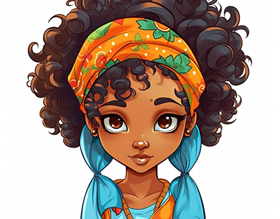 Cute Afro Girl