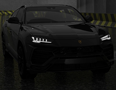 Cinematic Car Animation- blender "Lamborghini urus"
