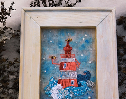 Lighthouses. Paintings and brooches January-March 2023