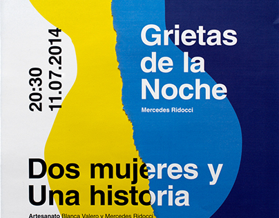 Grietas de la Noche — Poster design, 2014