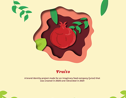 "Fruito" logo and Brand identity