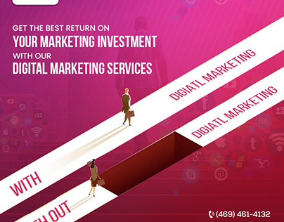 With digital marketing and with out digital marketing