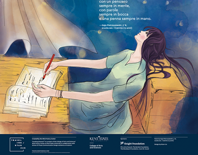 Wick Poetry Poster Illustration