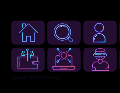 Project thumbnail - CUSTOM NEON ICONS FOR CRYPTO