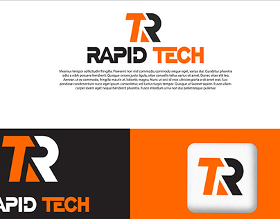 Rapid tech logo and branding