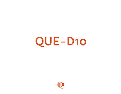 QUE-D10 Visual Identity + Communication campaign