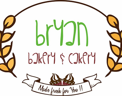 Logo Bryan Bakery and Cakery