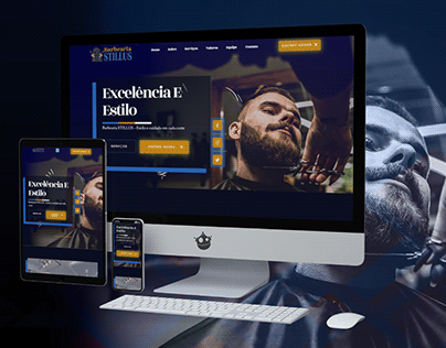 Site One Page - Barbearia