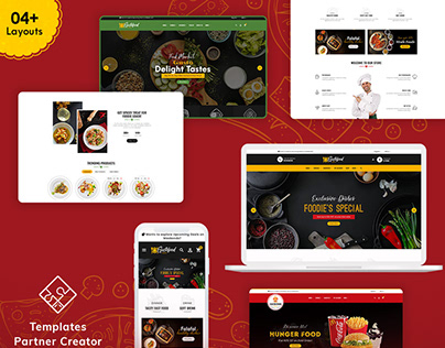 Gusto Food & Restaurants – eCommerce Website Theme