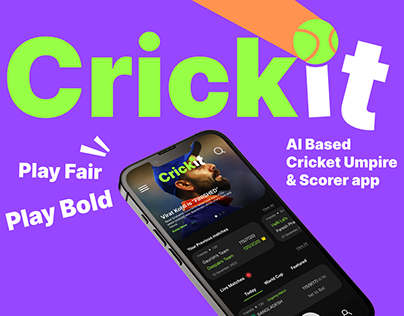 Project thumbnail - Crickit | AI based Umpire & Scorer App