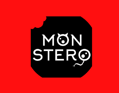 monstero lettering logo for This