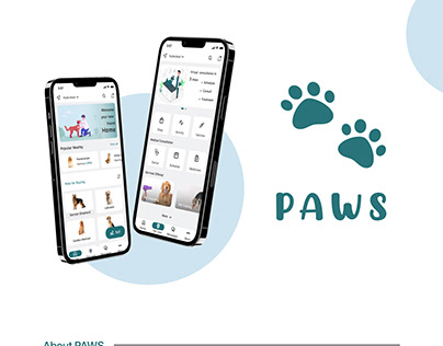 PAWS - Native Mobile application on Pet care
