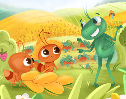 CHILDREN'S TALE | The Ant & the Grasshopper