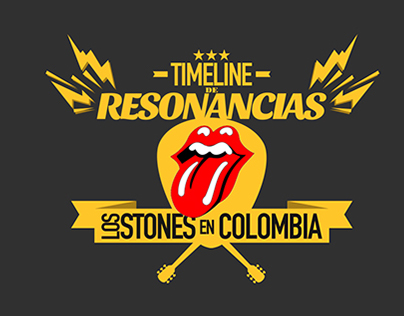 Timeline de resonancias, Los Stones en Colombia