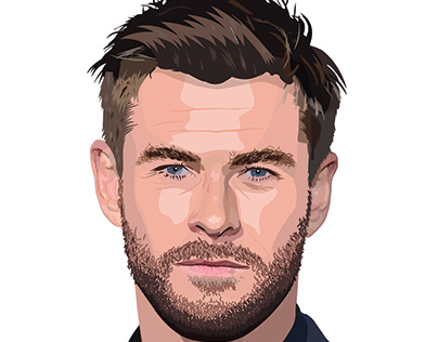 Chris Hemsworth Illustration
