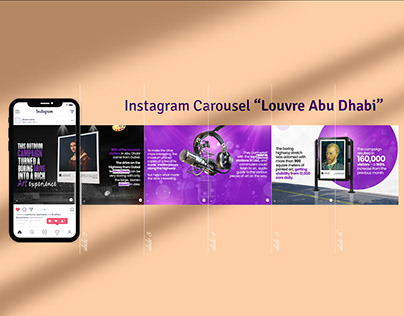 Instagram Carousel on Louvre Abu Dhabi